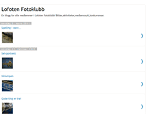 Tablet Screenshot of lofoten-fotoklubb.blogspot.com