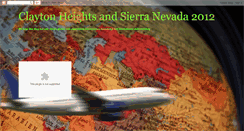 Desktop Screenshot of clayton-sierranevada.blogspot.com