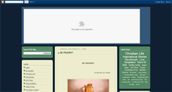 Desktop Screenshot of holychristianlife.blogspot.com