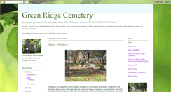 Desktop Screenshot of greenridgecemetery.blogspot.com