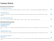 Tablet Screenshot of catatan-onlineku.blogspot.com