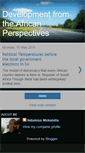 Mobile Screenshot of developmentfromtheafricanperspectives.blogspot.com