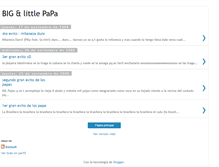Tablet Screenshot of biglittlepapa.blogspot.com