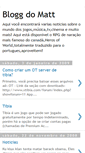 Mobile Screenshot of bloggdomatt.blogspot.com