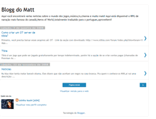Tablet Screenshot of bloggdomatt.blogspot.com