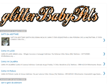 Tablet Screenshot of glitterbabypets.blogspot.com