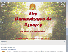 Tablet Screenshot of harmonizacaodeespacos.blogspot.com