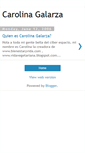 Mobile Screenshot of carolinagalarza.blogspot.com