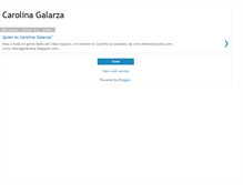 Tablet Screenshot of carolinagalarza.blogspot.com