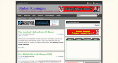 Desktop Screenshot of bintarikuningan.blogspot.com