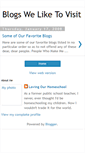Mobile Screenshot of lovingourhomeschoolfavoriteblogs.blogspot.com