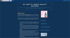 Desktop Screenshot of myprettyworldbeautyreviews.blogspot.com