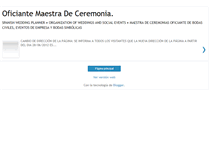 Tablet Screenshot of oficiantemaestradeceremonias.blogspot.com