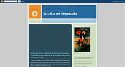 Desktop Screenshot of oshaenvenezuela.blogspot.com