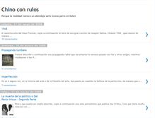 Tablet Screenshot of chinoconrulos.blogspot.com