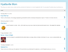 Tablet Screenshot of hyattsvillemom.blogspot.com