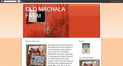 Desktop Screenshot of oldmachalafarm.blogspot.com