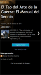 Mobile Screenshot of elartedelaguerradelsennin.blogspot.com