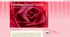 Desktop Screenshot of fabulousfriendfamily.blogspot.com