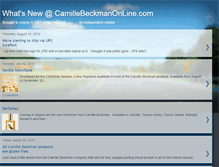 Tablet Screenshot of camillebeckmanon-line.blogspot.com