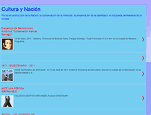 Tablet Screenshot of culturaynacion.blogspot.com