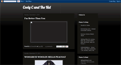 Desktop Screenshot of coolycandthekid.blogspot.com