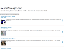 Tablet Screenshot of mental-strength.blogspot.com