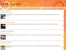 Tablet Screenshot of abookathought.blogspot.com