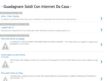 Tablet Screenshot of guadagnare-internet-casa.blogspot.com