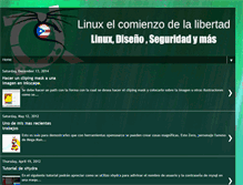 Tablet Screenshot of linuxelcomienzodelalibertad.blogspot.com