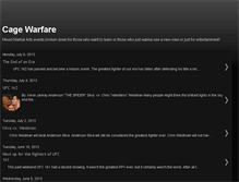 Tablet Screenshot of cagewarfare.blogspot.com