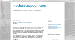 Desktop Screenshot of mechanicsupport.blogspot.com