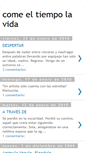 Mobile Screenshot of comeltiempolavida.blogspot.com