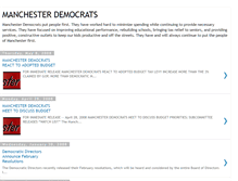 Tablet Screenshot of manchesterdemocrats.blogspot.com