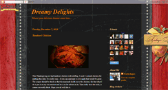 Desktop Screenshot of dreamydelights.blogspot.com