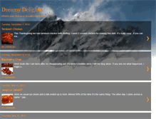 Tablet Screenshot of dreamydelights.blogspot.com