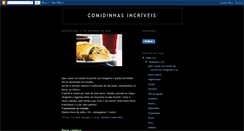Desktop Screenshot of comidinhasincriveis.blogspot.com