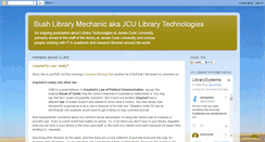 Desktop Screenshot of jculibrarytechnology.blogspot.com
