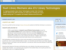 Tablet Screenshot of jculibrarytechnology.blogspot.com