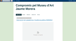 Desktop Screenshot of compromismuseumorera.blogspot.com