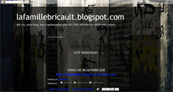 Desktop Screenshot of lafamillebricault.blogspot.com