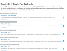 Tablet Screenshot of deminskidoylefanpodcasts.blogspot.com