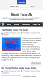 Mobile Screenshot of bisnis-teyus-ah.blogspot.com