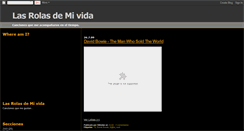 Desktop Screenshot of lasrolasdemivida.blogspot.com