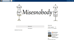 Desktop Screenshot of misesnobody.blogspot.com