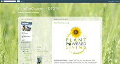Desktop Screenshot of davetheorganism.blogspot.com