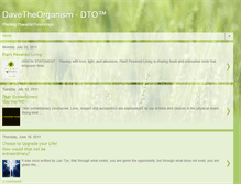 Tablet Screenshot of davetheorganism.blogspot.com
