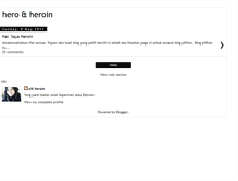 Tablet Screenshot of heroinbloglist.blogspot.com