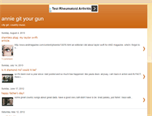 Tablet Screenshot of anniegityourgun.blogspot.com