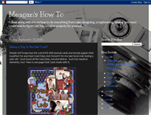 Tablet Screenshot of meaganshowto.blogspot.com